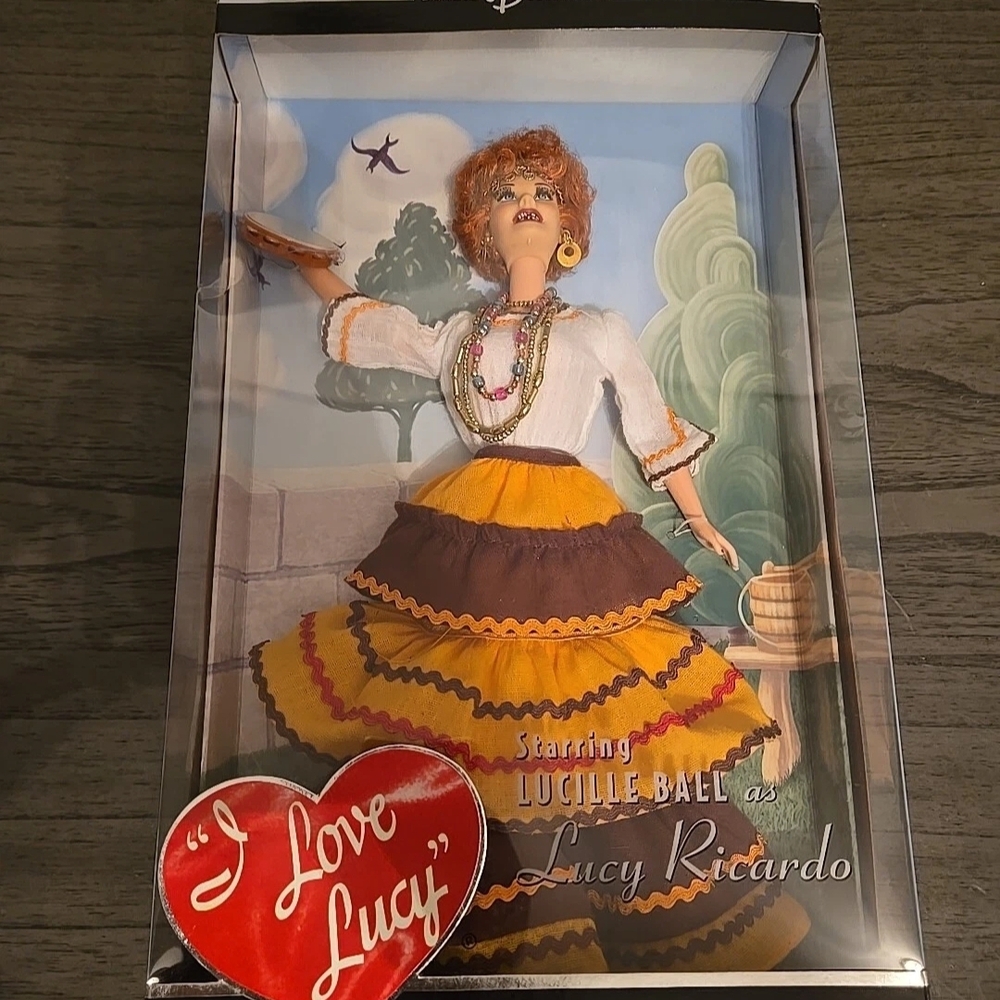Mattel Lucille Ball Lucy Ricardo Doll - Yellow and Brown